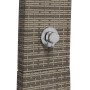 Outdoor shower made of PE rattan and gray acacia wood, measuring 55x60x224 cm. by vidaXL, Pool and spa accessories - Ref: For...