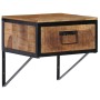 Mesita de noche madera maciza de mango 40x35x40 cm de vidaXL, Mesitas de noche - Ref: Foro24-358916, Precio: 52,78 €, Descuen...