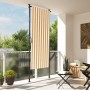 Exterior roller blind in orange and white steel fabric by vidaXL, Awnings - Ref: Foro24-368769, Price: 58,62 €, Discount: %