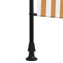 Exterior roller blind in orange and white steel fabric by vidaXL, Awnings - Ref: Foro24-368769, Price: 58,62 €, Discount: %