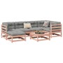 Set mit 7 Gartensofas aus massiver Tanne Douglasie von vidaXL, Gartensets - Ref: Foro24-3299532, Preis: 374,99 €, Rabatt: %