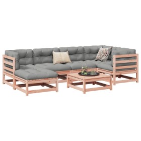 7-piece garden sofa set made of solid Douglas fir wood by vidaXL, Garden sets - Ref: Foro24-3299532, Price: 375,45 €, Discoun...