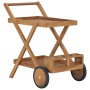 Carrito del té de madera maciza de teca de vidaXL, Carros de cocina y comedor - Ref: Foro24-49425, Precio: 134,70 €, Descuent...