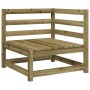 8-piece garden sofa set made of impregnated pine wood by vidaXL, Garden sets - Ref: Foro24-3299477, Price: 440,88 €, Discount: %