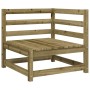 Set Gartensofas 9 Stück imprägniertes Kiefernholz von vidaXL, Gartensets - Ref: Foro24-3299511, Preis: 510,78 €, Rabatt: %