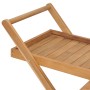 Carrito del té de madera maciza de teca de vidaXL, Carros de cocina y comedor - Ref: Foro24-49425, Precio: 134,70 €, Descuent...