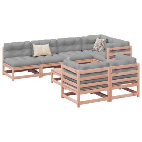 Set Gartensofas 8-teilig massives Tannenholz Douglasie von vidaXL, Gartensets - Ref: Foro24-3299344, Preis: 436,99 €, Rabatt: %