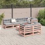 8-piece garden sofa set made of solid Douglas fir wood by vidaXL, Garden sets - Ref: Foro24-3299344, Price: 438,88 €, Discoun...