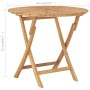 Mesa de jardín plegable madera maciza de teca Ø 85 cm de vidaXL, Mesas de jardín - Ref: Foro24-49438, Precio: 189,46 €, Descu...