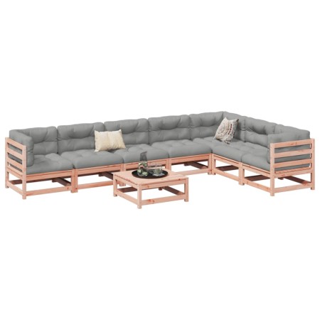 8-piece garden sofa set with cushions made of Douglas fir wood by vidaXL, Garden sets - Ref: Foro24-3299480, Price: 735,53 €,...