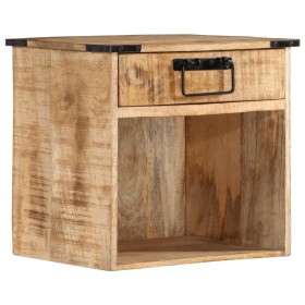 Mesita de noche madera maciza de mango 40x30x37 cm de vidaXL, Mesitas de noche - Ref: Foro24-358914, Precio: 77,99 €, Descuen...