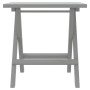 Lounger with solid gray acacia wood table by vidaXL, Loungers - Ref: Foro24-363280, Price: 115,91 €, Discount: %