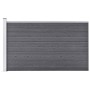 Valla de jardín de WPC gris 175x105 cm de vidaXL, Paneles de vallas - Ref: Foro24-49075, Precio: 164,71 €, Descuento: %