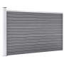 Valla de jardín de WPC gris 175x105 cm de vidaXL, Paneles de vallas - Ref: Foro24-49075, Precio: 164,71 €, Descuento: %