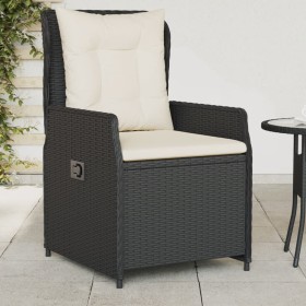 Reclining garden armchairs 2 units black synthetic rattan by vidaXL, Garden chairs - Ref: Foro24-368652, Price: 204,48 €, Dis...