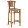 Solid Teak Wood Kitchen Stool by vidaXL, Kitchen stools - Ref: Foro24-49428, Price: 133,00 €, Discount: %