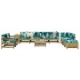 11-piece garden sofa set made of impregnated pine wood by vidaXL, Garden sets - Ref: Foro24-3250631, Price: 715,70 €, Discoun...