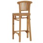 Solid Teak Wood Kitchen Stool by vidaXL, Kitchen stools - Ref: Foro24-49428, Price: 133,00 €, Discount: %