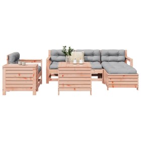 Set mit 7 Gartensofas aus massiver Tanne Douglasie von vidaXL, Gartensets - Ref: Foro24-3250554, Preis: 464,60 €, Rabatt: %