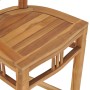 Solid Teak Wood Kitchen Stool by vidaXL, Kitchen stools - Ref: Foro24-49428, Price: 133,00 €, Discount: %