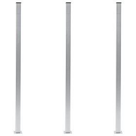 Zaunpfosten 3 Einheiten Aluminium 185 cm von vidaXL, Zaunpfosten - Ref: Foro24-49077, Preis: 142,38 €, Rabatt: %