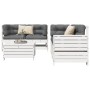 5-piece garden sofa set made of solid white pine wood by vidaXL, Garden sets - Ref: Foro24-3250813, Price: 391,68 €, Discount: %