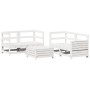 5-piece garden sofa set made of solid white pine wood by vidaXL, Garden sets - Ref: Foro24-3250813, Price: 391,68 €, Discount: %