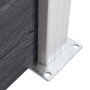 Postes de valla 3 unidades aluminio 185 cm de vidaXL, Postes de cerca - Ref: Foro24-49077, Precio: 142,28 €, Descuento: %