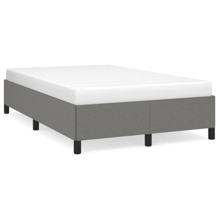 Dark gray fabric bed frame 120x190 cm by vidaXL, Beds and slatted bases - Ref: Foro24-3269632, Price: 115,99 €, Discount: %