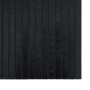 Alfombra rectangular bambú negro 100x400 cm de vidaXL, Alfombras - Ref: Foro24-376816, Precio: 49,99 €, Descuento: %