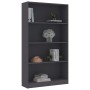 4-tier gray plywood shelving unit 80x24x142cm by vidaXL, Bookcases and shelves - Ref: Foro24-800911, Price: 72,29 €, Discount: %