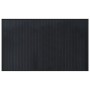 Alfombra rectangular bambú negro 60x100 cm de vidaXL, Alfombras - Ref: Foro24-376828, Precio: 16,89 €, Descuento: %