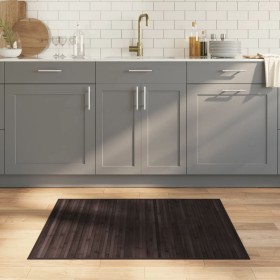 Rectangular dark brown bamboo rug 80x100 cm by vidaXL, Rugs - Ref: Foro24-376905, Price: 18,86 €, Discount: %