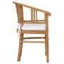 Garden chairs with cushions 2 units solid teak wood by vidaXL, Garden chairs - Ref: Foro24-49430, Price: 327,81 €, Discount: %