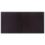 Alfombra rectangular bambú marrón oscuro 100x200 cm de vidaXL, Alfombras - Ref: Foro24-376947, Precio: 31,05 €, Descuento: %