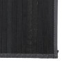 Alfombra rectangular bambú negro 80x400 cm de vidaXL, Alfombras - Ref: Foro24-376918, Precio: 41,09 €, Descuento: %