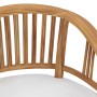 Garden chairs with cushions 2 units solid teak wood by vidaXL, Garden chairs - Ref: Foro24-49430, Price: 327,81 €, Discount: %