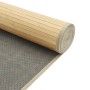 Alfombra rectangular bambú color natural claro 100x200 cm de vidaXL, Alfombras - Ref: Foro24-376945, Precio: 35,90 €, Descuen...