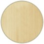 Round bamboo rug in light natural color, 100 cm. by vidaXL, Rugs - Ref: Foro24-376987, Price: 21,99 €, Discount: %