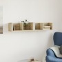 Engineered wood wall cabinet in Sonoma oak 99x18x16.5 cm by vidaXL, Shelves and shelves - Ref: Foro24-840447, Price: 28,71 €,...