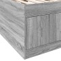 Tumbona con cajones madera ingeniería gris Sonoma 90x190 cm de vidaXL, Camas y somieres - Ref: Foro24-3280256, Precio: 216,55...