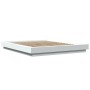 Estructura de cama madera de ingeniería blanca 150x200 cm de vidaXL, Camas y somieres - Ref: Foro24-3281182, Precio: 160,29 €...