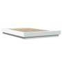 Estructura de cama madera de ingeniería blanca 120x190 cm de vidaXL, Camas y somieres - Ref: Foro24-3281231, Precio: 155,78 €...