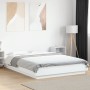 Estructura de cama madera de ingeniería blanca 120x190 cm de vidaXL, Camas y somieres - Ref: Foro24-3281231, Precio: 155,78 €...