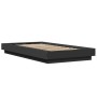 Estructura de cama madera de ingeniería negra 100x200 cm de vidaXL, Camas y somieres - Ref: Foro24-3281204, Precio: 139,05 €,...