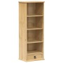 Estantería de CDs Corona madera maciza de pino 40x30x110 cm de vidaXL, Librerías y estanterías - Ref: Foro24-4005683, Precio:...