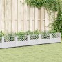 Planter with white PP pegs 363.5x43.5x43.5 cm by vidaXL, Pots and planters - Ref: Foro24-368030, Price: 120,99 €, Discount: %