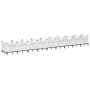 Planter with white PP pegs 363.5x43.5x43.5 cm by vidaXL, Pots and planters - Ref: Foro24-368030, Price: 120,99 €, Discount: %