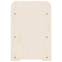 Botellero con tablero superior madera maciza pino 33x25x37 cm de vidaXL, Botelleros - Ref: Foro24-4007554, Precio: 22,52 €, D...