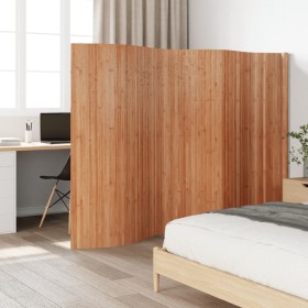 Natural bamboo room divider screen 165x400 cm by vidaXL, Room dividers - Ref: Foro24-376998, Price: 106,99 €, Discount: %